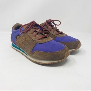 Teva Highside ‘84 Bison Sneaker Brown Purple 9 Women’s